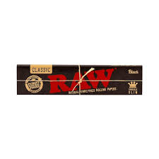 017 RAW Black Papers King Size Slim