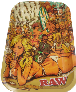 RAW RJB Summer Beach Small Metal Rolling Tray