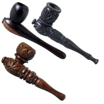 Carved Wood Pipes