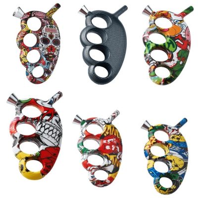 Acrylic Knuckle Bubbler 12cm Pipe