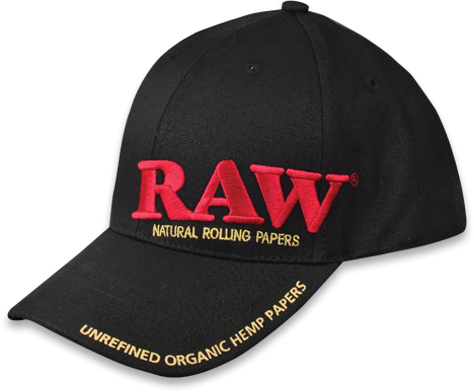 RAW Black Baseball Cap