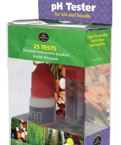 pH test kit for jord, 25 tester