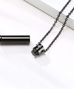 Black Necklace in Stainless Steel