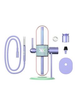 Alternative view of Stündenglass x Khalifa Gravity Bong Infuser Hookah Violet Sky Mints