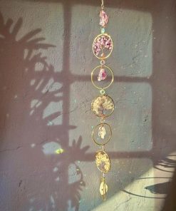 Chakra Gemstone Wall Hanging Suncatcher - Crystal Decor